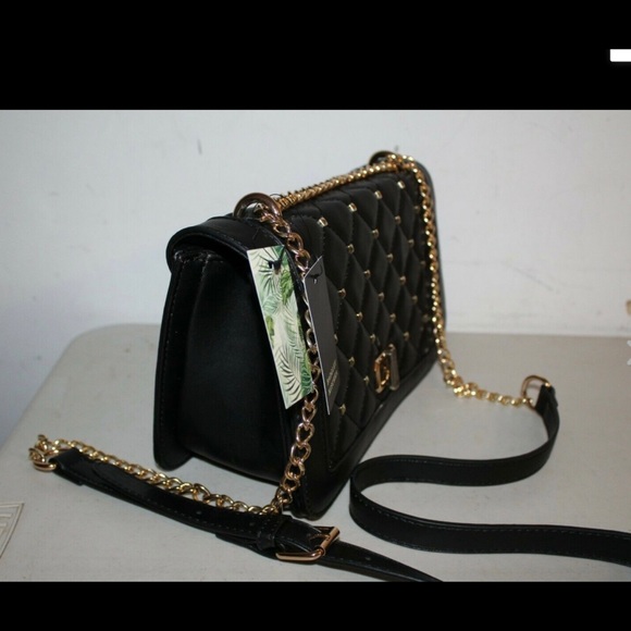 NWT BADGLEY MISCHKA CROSSBODY W/Gold STUDS. - Picture 7 of 8